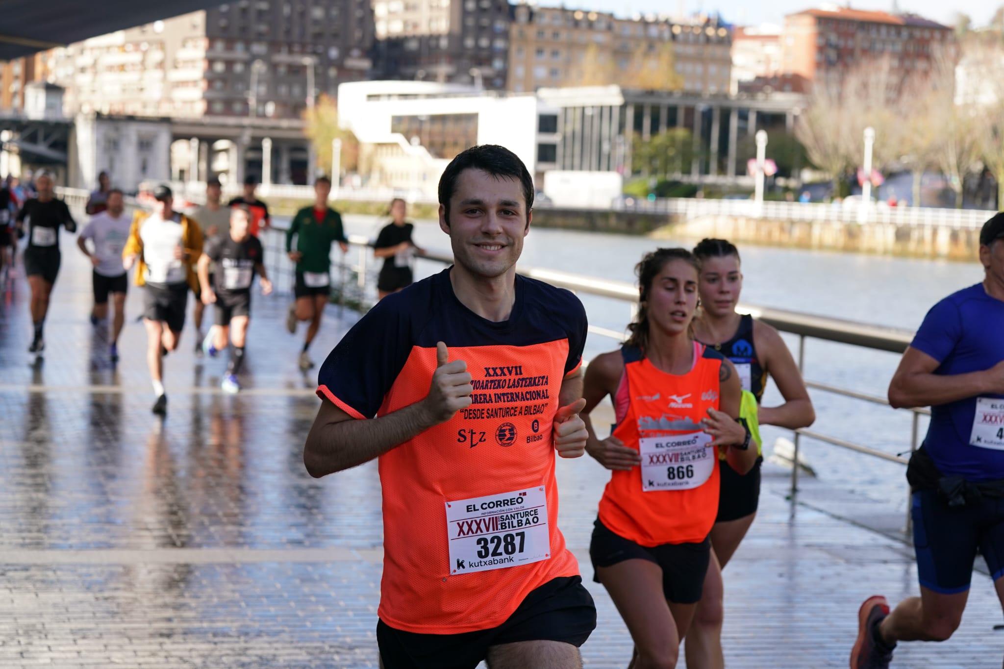 Las imágenes de la &#039;Santurce a Bilbao&#039;