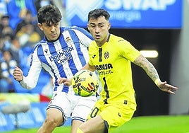 Un gol de Moleiro le dio la victoria al Villarreal el domingo ante la Real Sociedad en Anoeta.