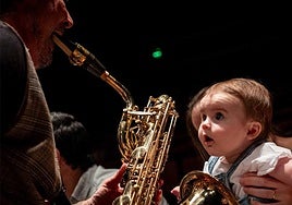 Aunque la BOS organiza estos conciertos desde hace 13 años, llegan por primera vez al Hospital de Basurto.