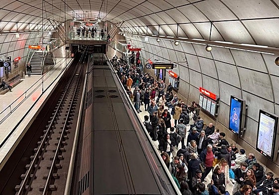 Estación de San Mamés.
