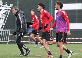 En un entrenamiento.