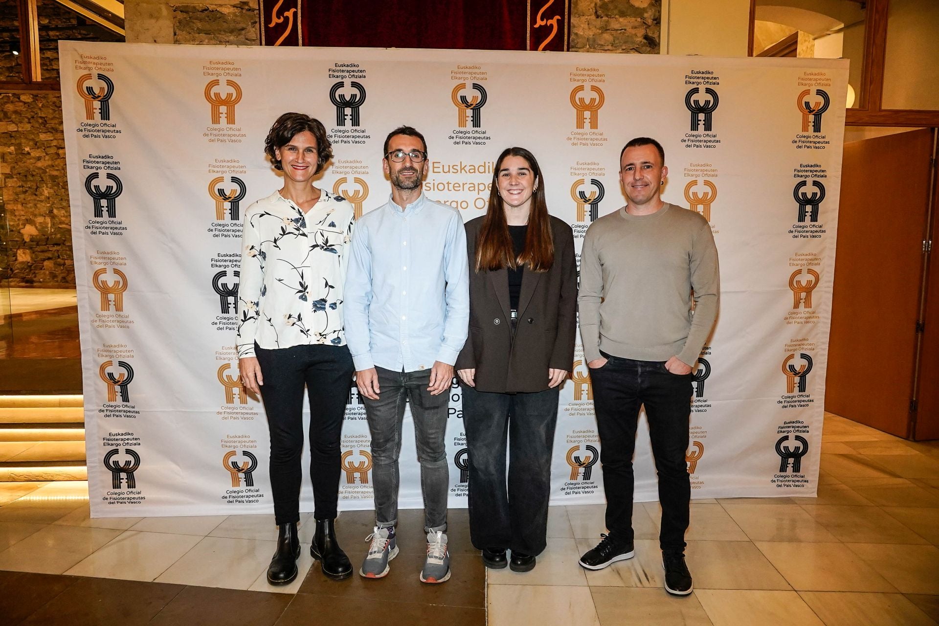 Inmaculada Sáez, Iban Arrien, Sara Martínez de Egidua y Asier Arrizabalaga.