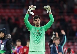 El mensaje de Courtois a San Mamés tras la polémica con Vinicius