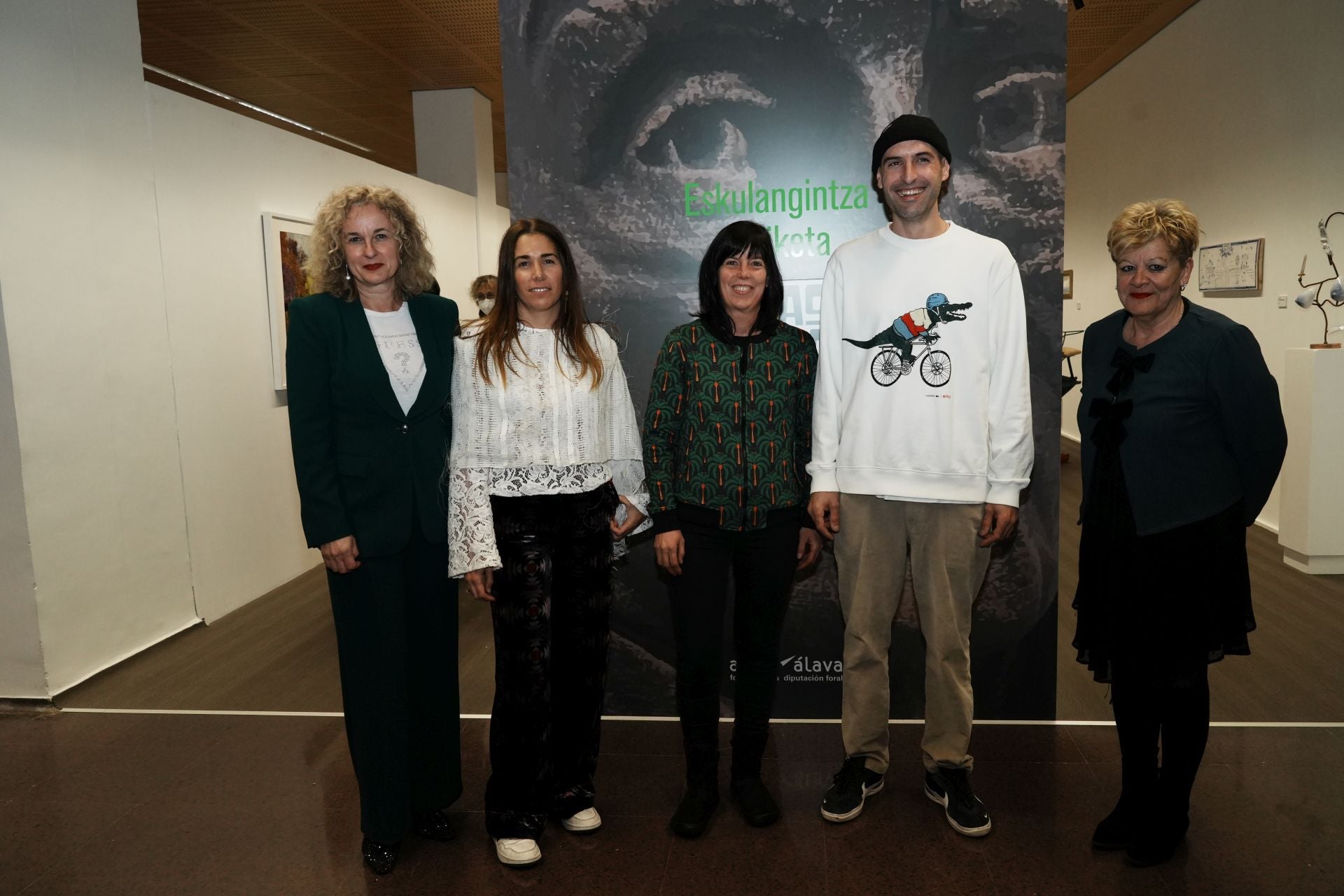 Cristina González, Uxua García Antoñana, Leire García López de Munain, Unai Beltrán de Lubiano y Ana del Val.