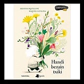 'Handi bezain txiki' liburuaren azala.