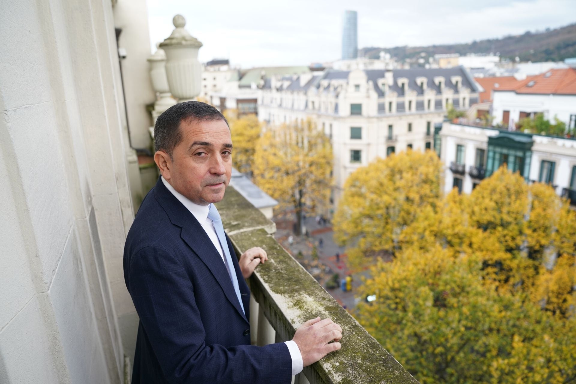 El presidente de BBK, Xabier Sagredo