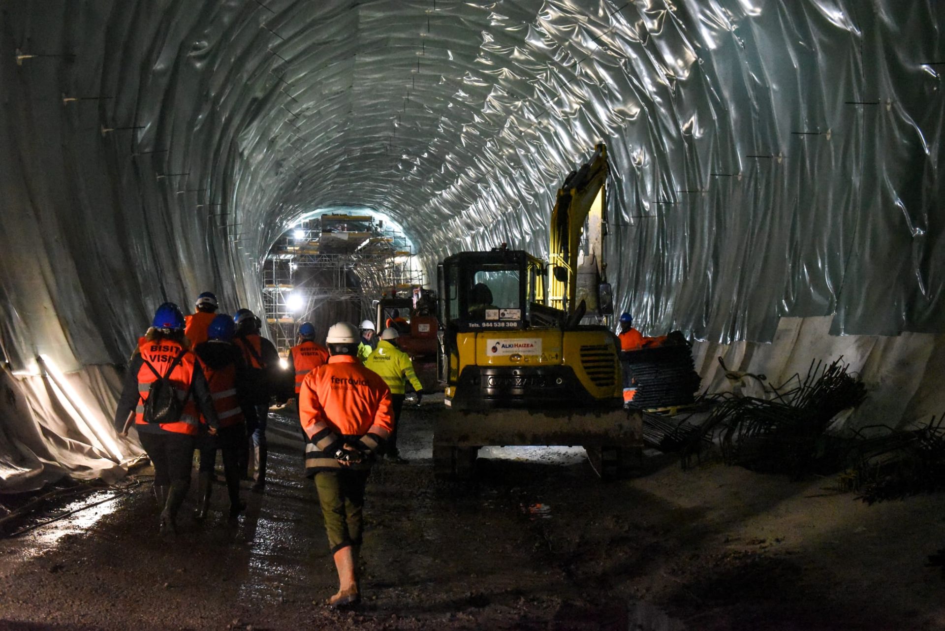 El mayor tanque de tormentas de Bizkaia, en imágenes