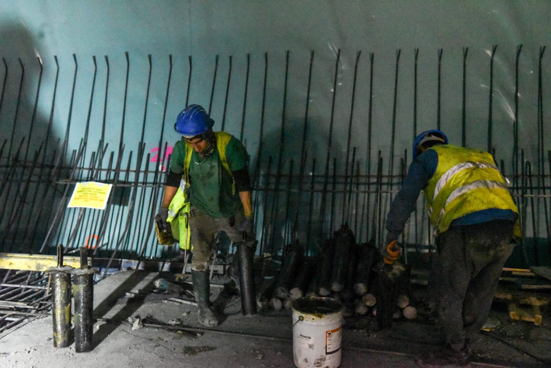 El mayor tanque de tormentas de Bizkaia, en imágenes