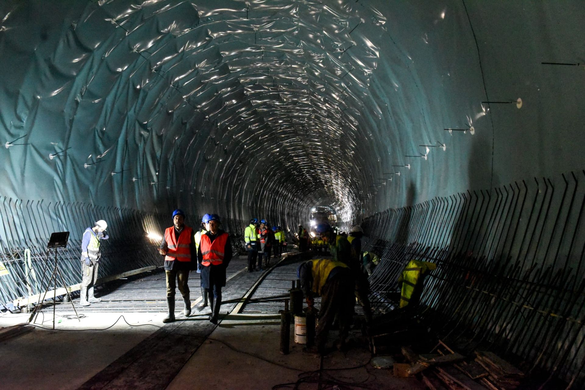 El mayor tanque de tormentas de Bizkaia, en imágenes