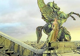 Natalia Vodianova en el Palais Garnier (París, 2014).