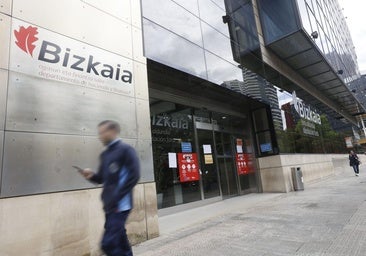 Vista de la sede de Hacienda de Bizkaia en Bilbao.