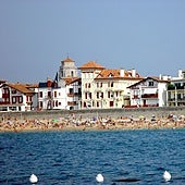 Imagen de la playa de San Juan de Luz.
