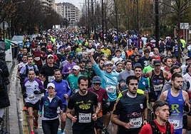 Así se verá afectado el tráfico por la Media Maratón de Vitoria