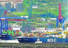 El tráfico del Puerto de Bilbao se ha reducido como consecuencia de los aranceles.