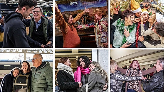 Los que vuelven a casa por Navidad: No hay mejor regalo para estas fiestas