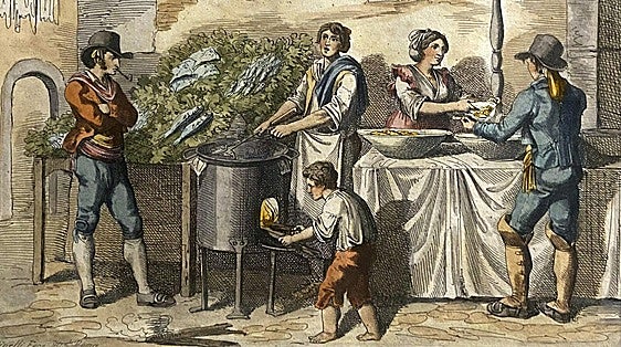 Fritos variados, de Italia al recetario vasco