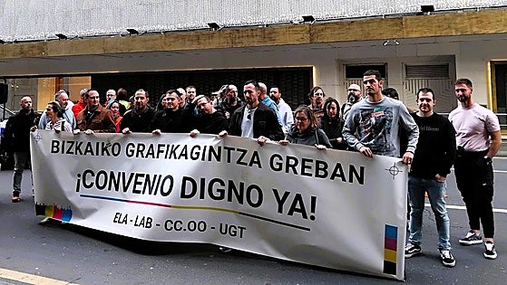 Choque sindical en el convenio de artes gráficas de Bizkaia