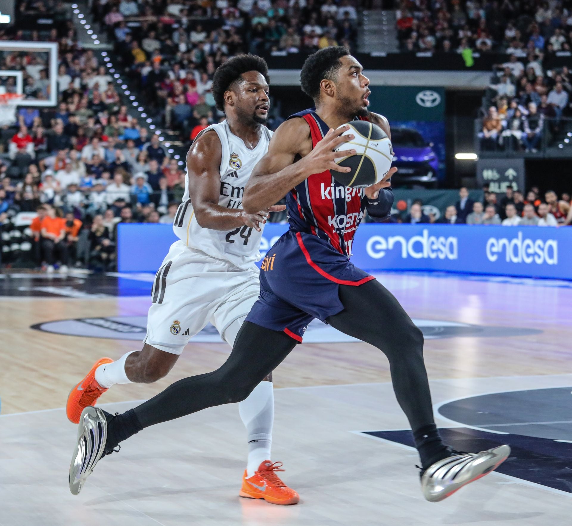La gran final de la Copa del Rey entre el Baskonia y el Real Madrid, en ...