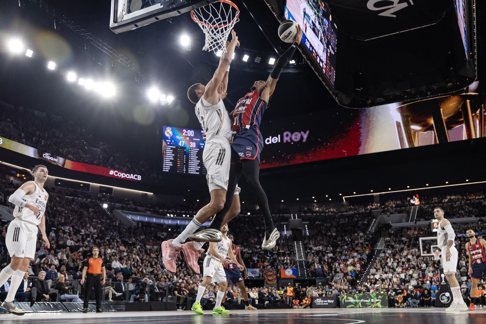 La gran final de la Copa del Rey entre el Baskonia y el Real Madrid, en ...