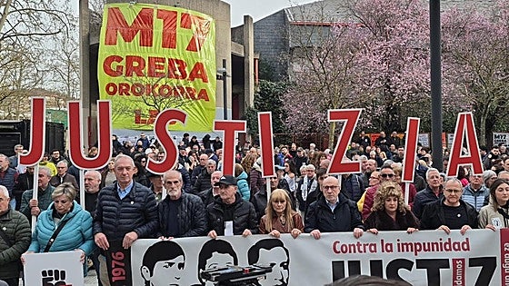 Un homenaje a quienes «han mantenido viva la denuncia de la masacre»