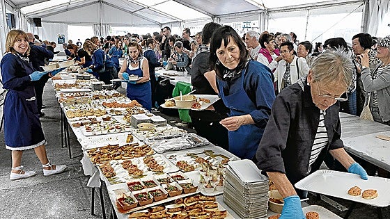 1.400 kilos de verdel a degustar en Mutriku