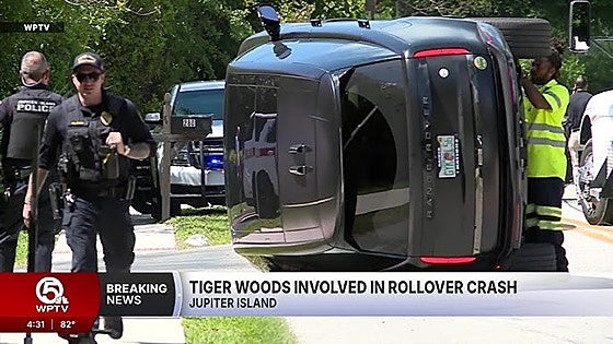 Tiger Woods, detenido por conducir bajo los efectos de sustancias