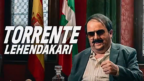 Así es 'Torrente lehendakari', «del 'pene-uve' y del Athletic porque es el único equipo con once jugadores españoles»