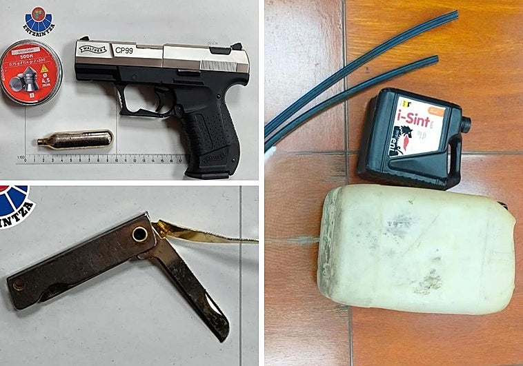 Detienen a cinco jóvenes, cuatro de ellos menores, por robar combustible en varios coches estacionados en un parking de Bilbao