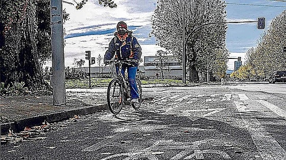El tramo principal del nuevo bicicarril al Parque Tecnológico de Miñano se estrena el lunes