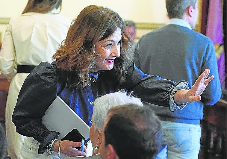 La alcaldesa de Santurtzi niega haber visto nunca la foto del policía en casa de la exconcejala