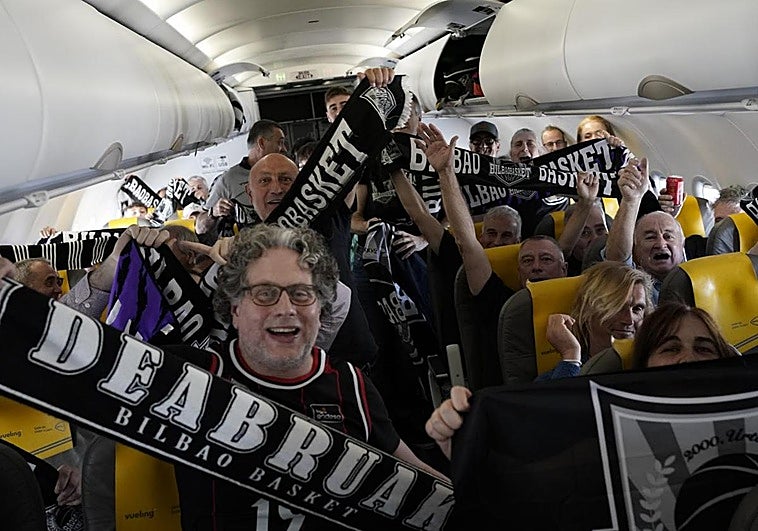 El Surne Bilbao ya está en Salónica: «Volamos juntos hacia la victoria»