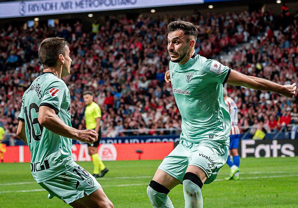 Aitor Paredes celebra su gol
