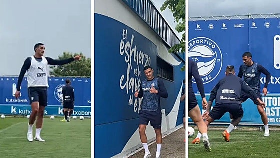 Benavídez vuelve a entrenar con el grupo dos meses después: «Esto lo vamos a sacar»