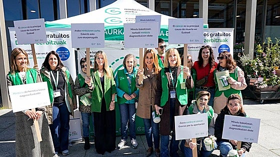 Quince puntos en Vitoria donde ayudar a que aumente la supervivencia del cáncer