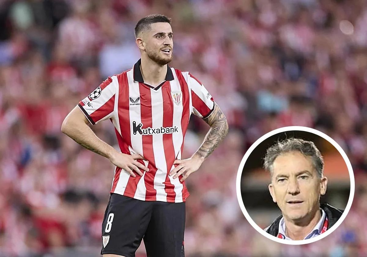 Larrazabal da marcha atrás y ahora alaba a Sancet: «Es un buen profesional, un buen deportista, un buen futbolista»