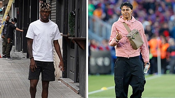Del pantalón corto de 2.000 euros de Nico Williams al bolso de 10.000 de Lamine Yamal
