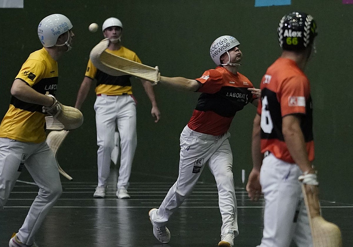 Goitia y Gorka, candidatos al Iron Cup de cesta punta de Bilbao