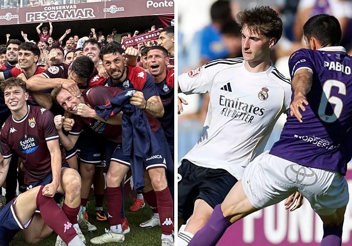 Final surrealista en Primera RFEF: el Pontevedra celebra el play-off y el Real Madrid B se lo arrebata dos horas después