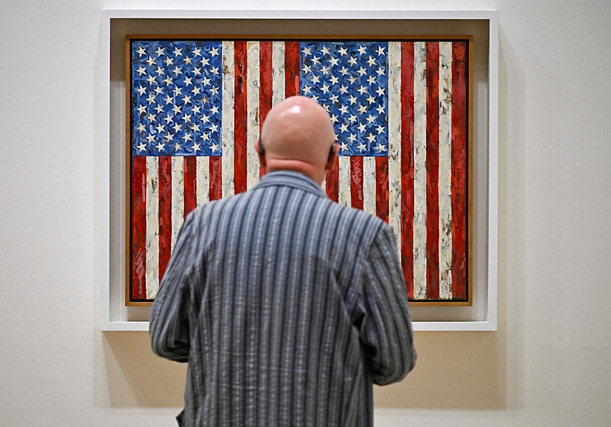 El Guggenheim exhibe las banderas yanquis de Jasper Johns