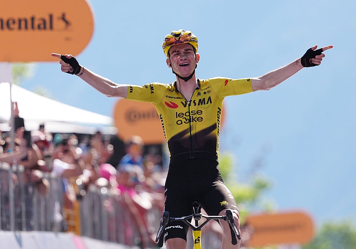 Kuss redondea el plan de Vingegaard en el Giro