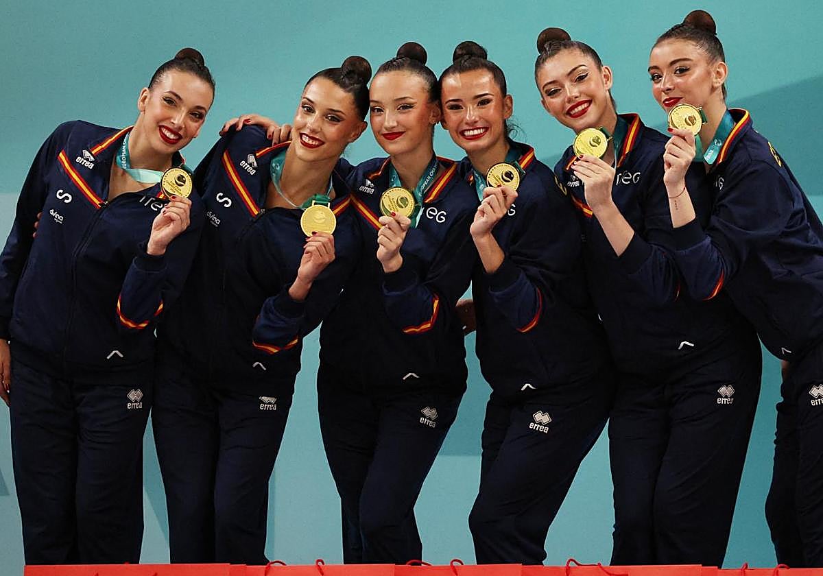 La vitoriana Salma Solaun, oro en Europeo de gimnasia rítmica