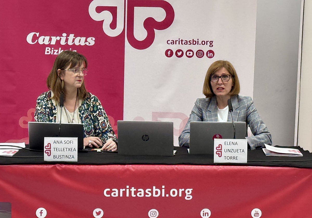 Doce personas tocan cada día la puerta de Caritas Bizkaia para pedir ayuda