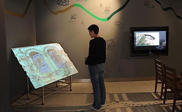 Sala del Centro de Interpretación de Lagrán.