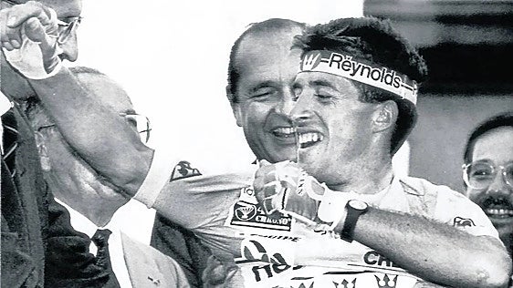 'Perico' Delgado se suma a la Gran Fondo Vitoria y rodará junto a los participantes de la marcha