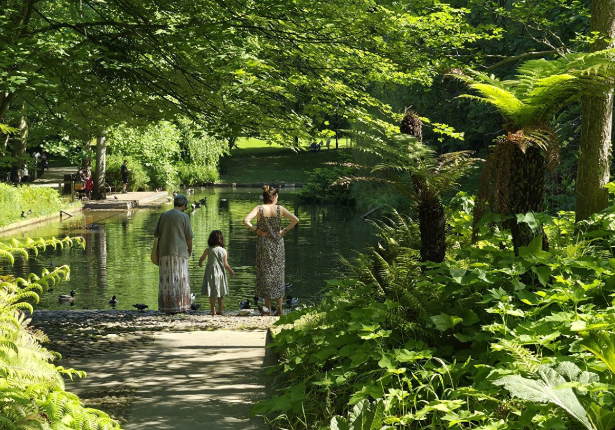 Un jardín secreto en el centro de San Sebastián