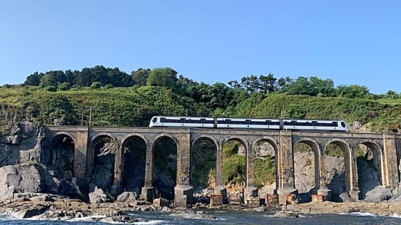 Las obras en las vías del tren de Bermeo a Sukarrieta se acelerarán en septiembre