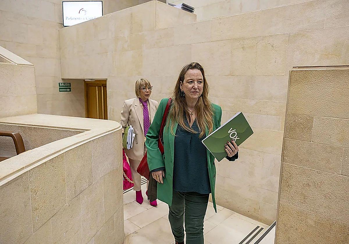 La portavoz de Vox en Cantabria fundó la asociación que gest