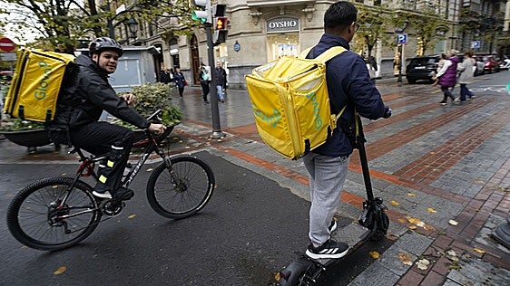 Preparan las primeras elecciones sindicales para los trabajadores de Glovo en Bizkaia