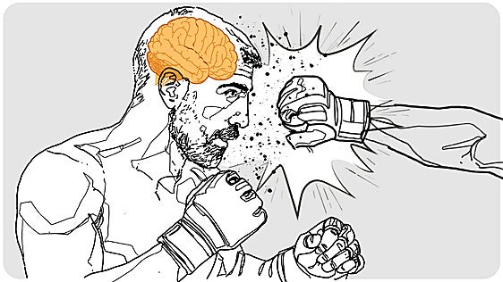 Qué le pasa al cerebro con una paliza como la que recibió Topuria: del impacto repetido a la pérdida de memoria