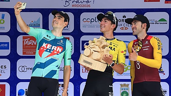 Sólo Piganzoli puede con el vitoriano Ibon Ruiz en la Ruta de Occitania